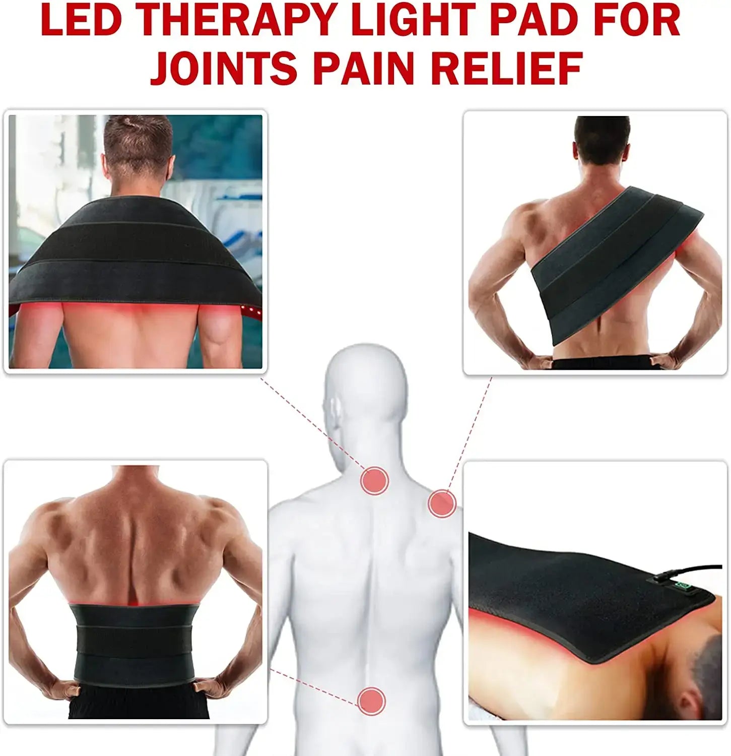 Red Light Therapy Mat/Wrap for targeted pain relief and relaxation
