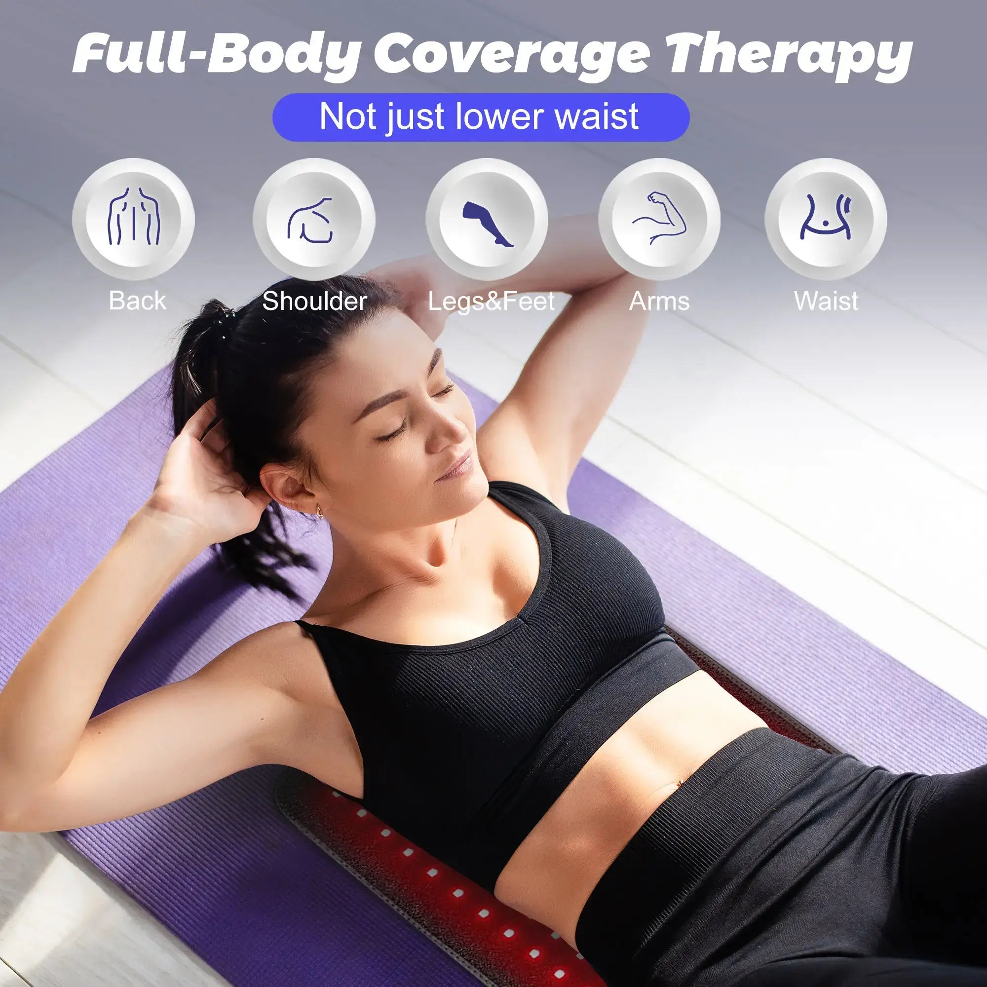 Red Light Therapy Mat/Wrap for targeted pain relief and relaxation