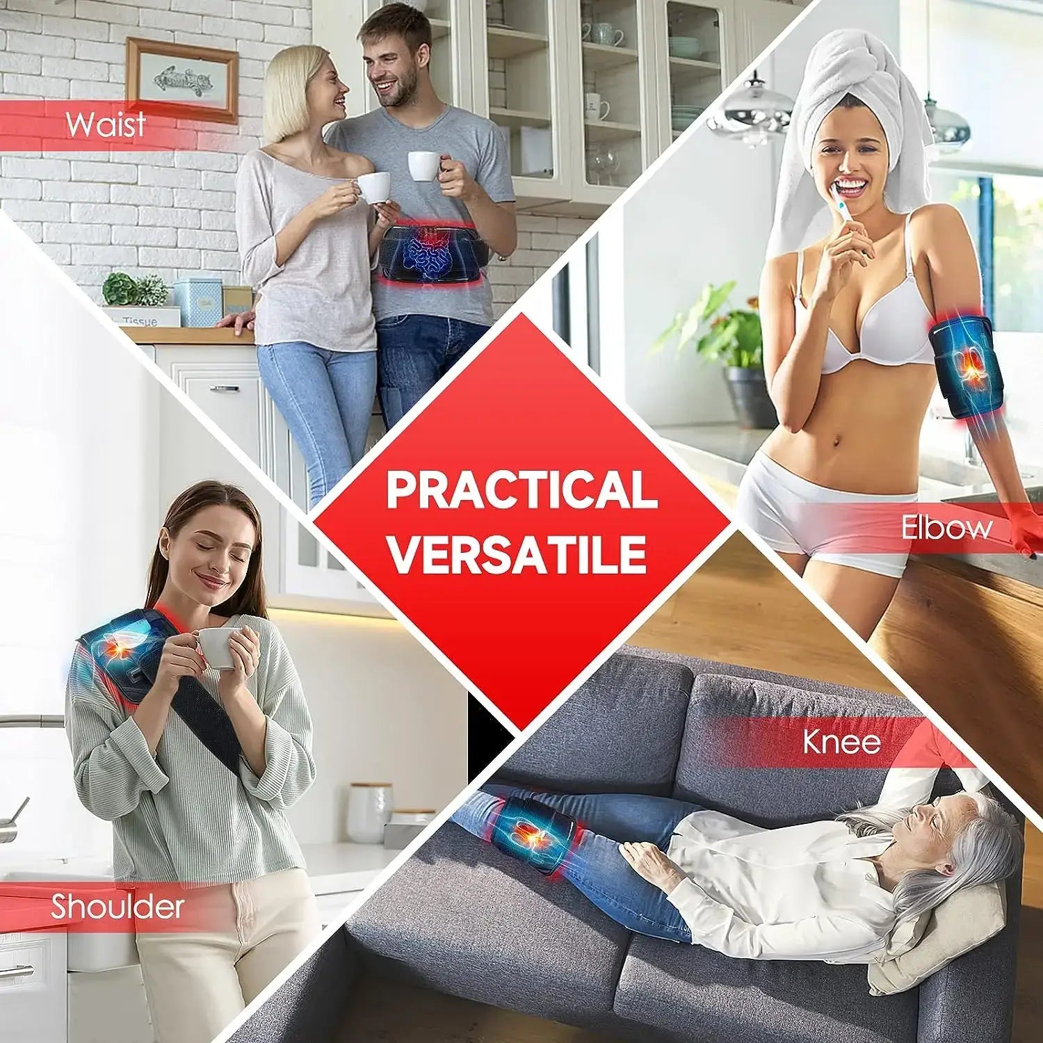 Compact Red Light Therapy Belt/Pad for targeted pain relief and recovery