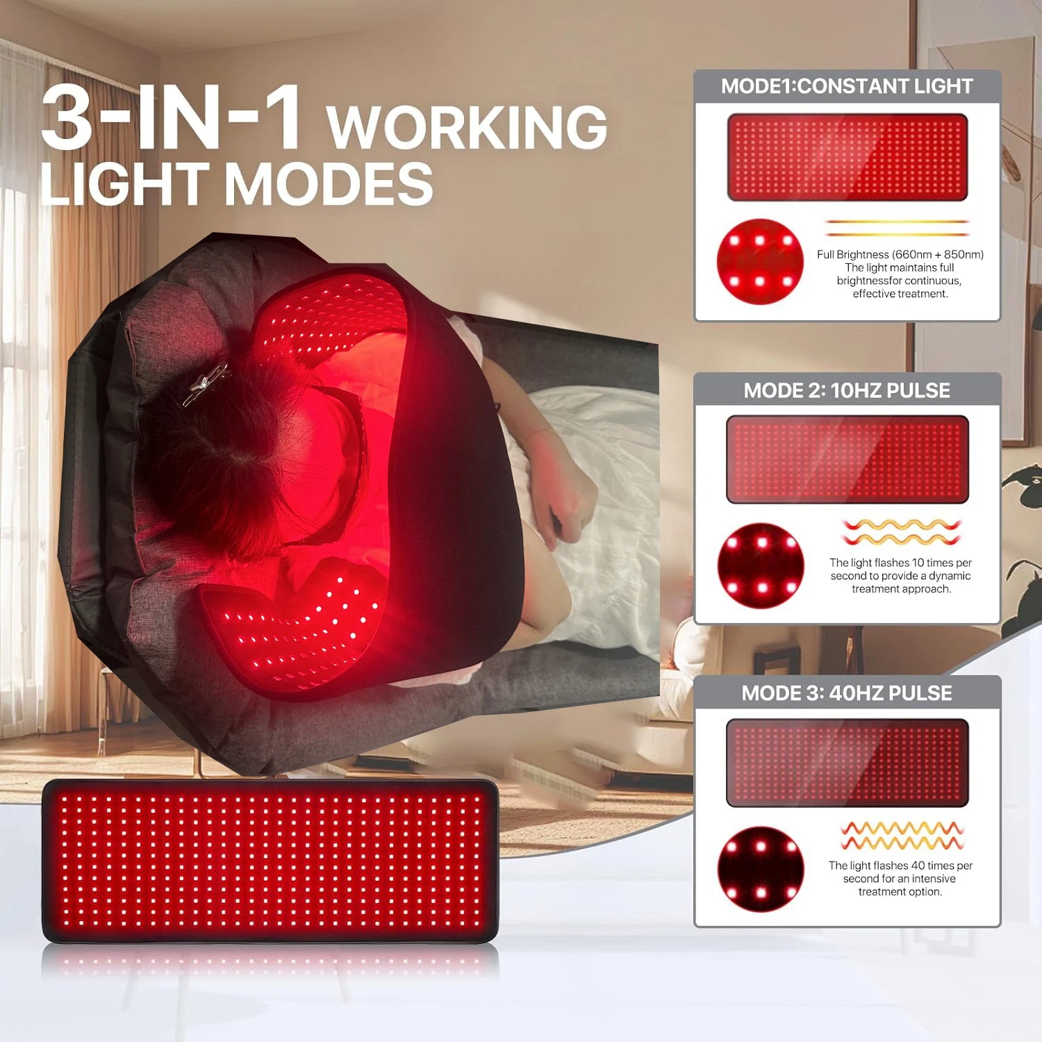Red Light Therapy Mat/Wrap for targeted pain relief and relaxation