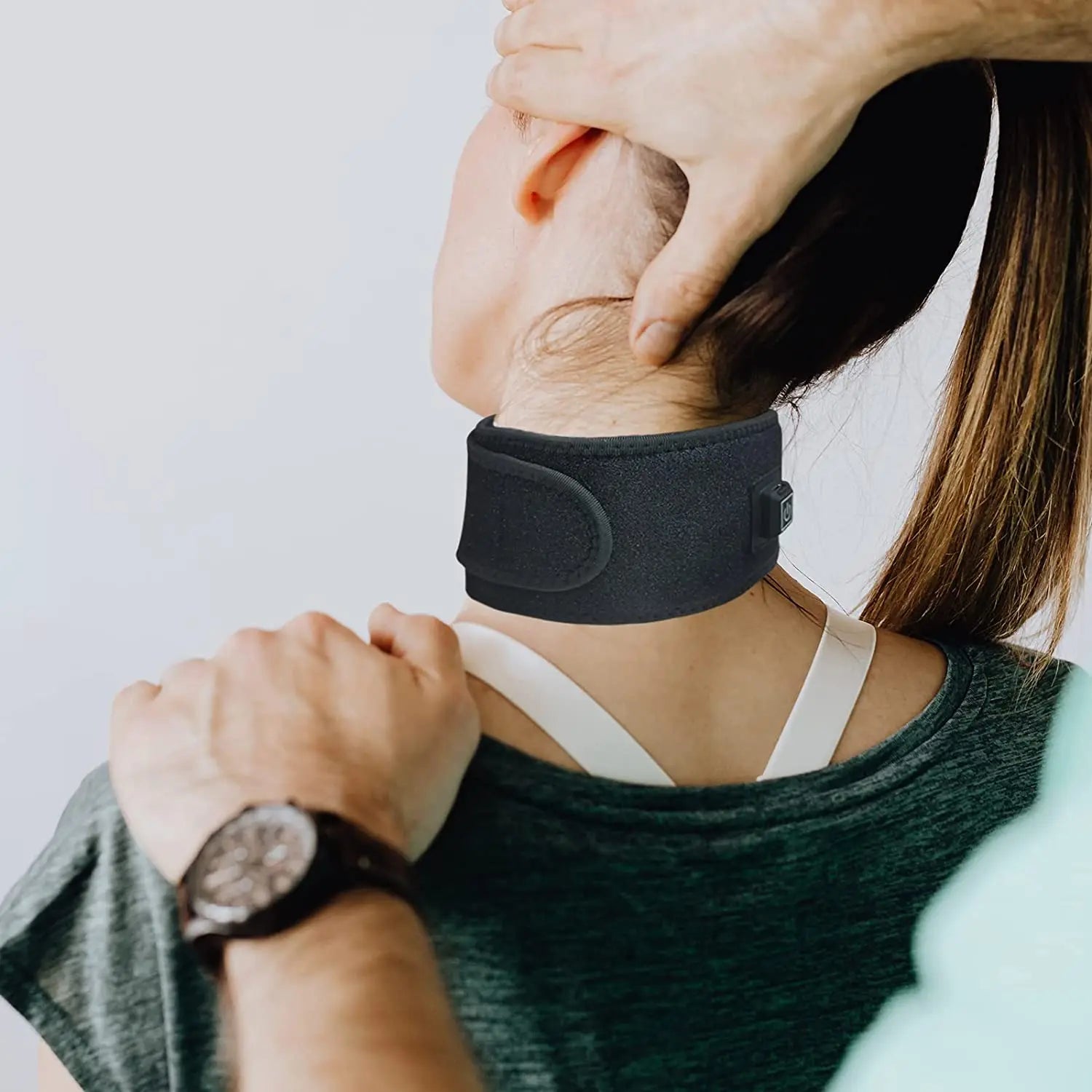 Red Light Therapy chin and neck belt for skin tightening, pain relief, and thyroid wellness