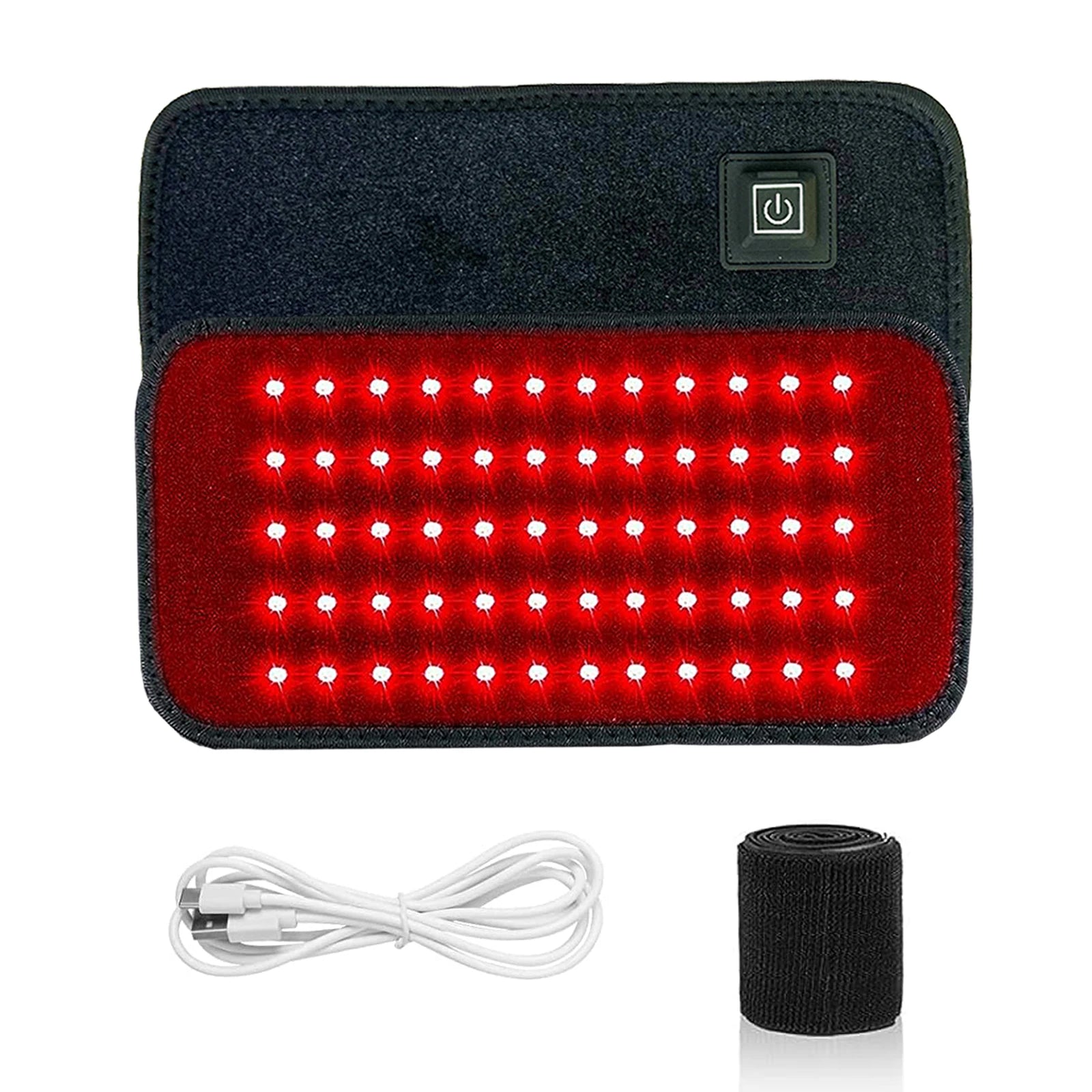 Compact Red Light Therapy Belt/Pad for targeted pain relief and recovery