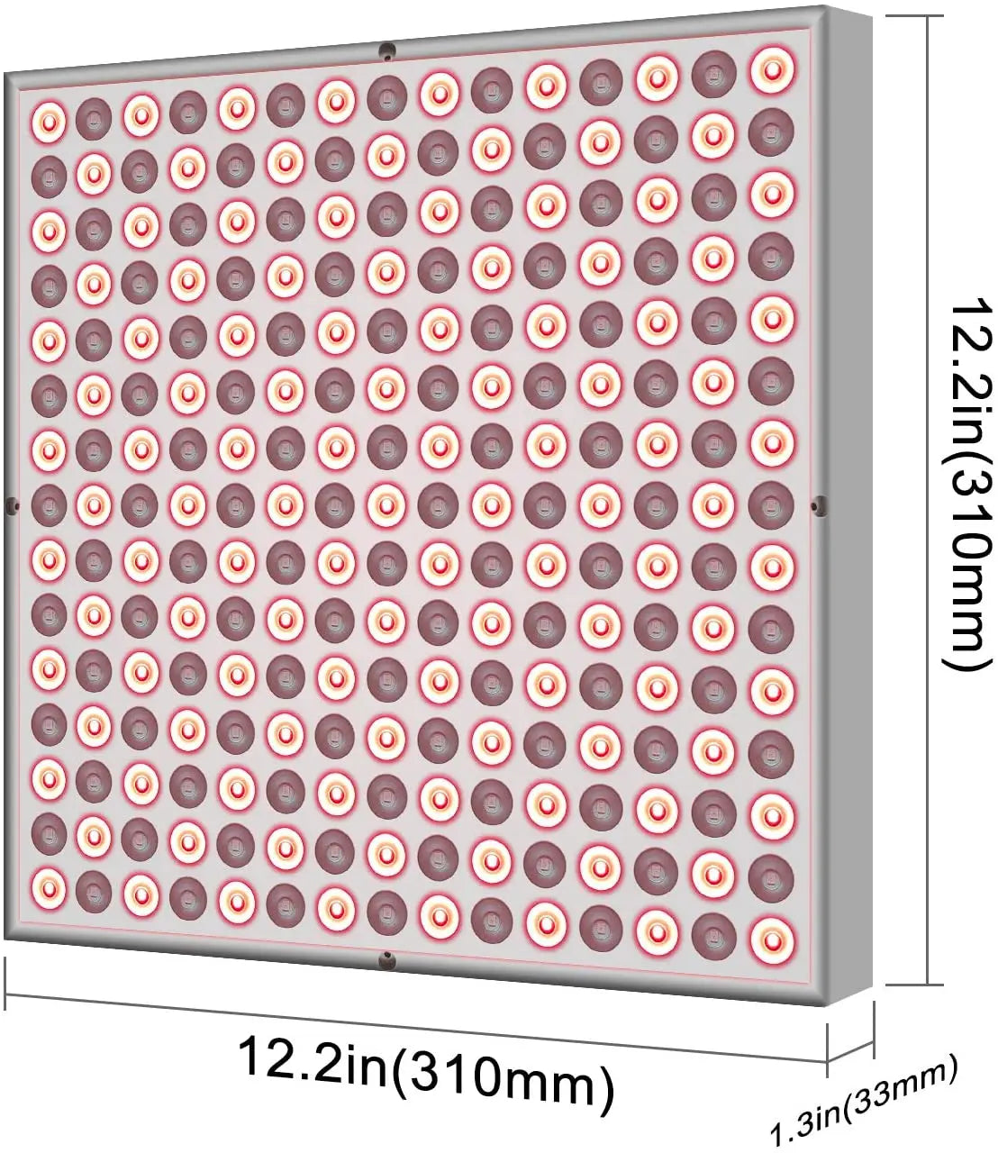 Panel - 45W Red LED Light Panel, Deep Red 660nm and Near Infrared 850nm LED Light Combo