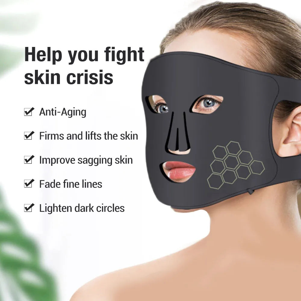 Facial Mask - Red Light Mask 460nm 660nm 850nm LED Beauty Device